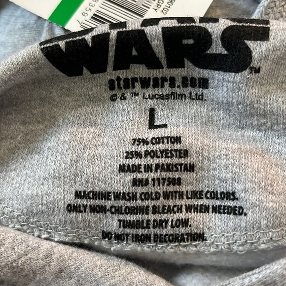 STAR WARS Rise of Skywalker Hoodie Sweatshirt Sz L NWT - Picture 6 of 7